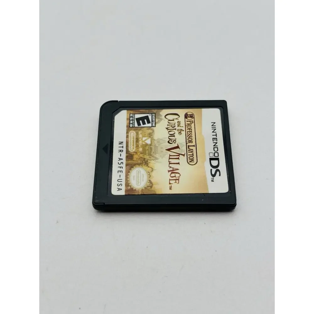 Professor Layton and the Curious Village Nintendo DS, 2008 Game Cartridge Works